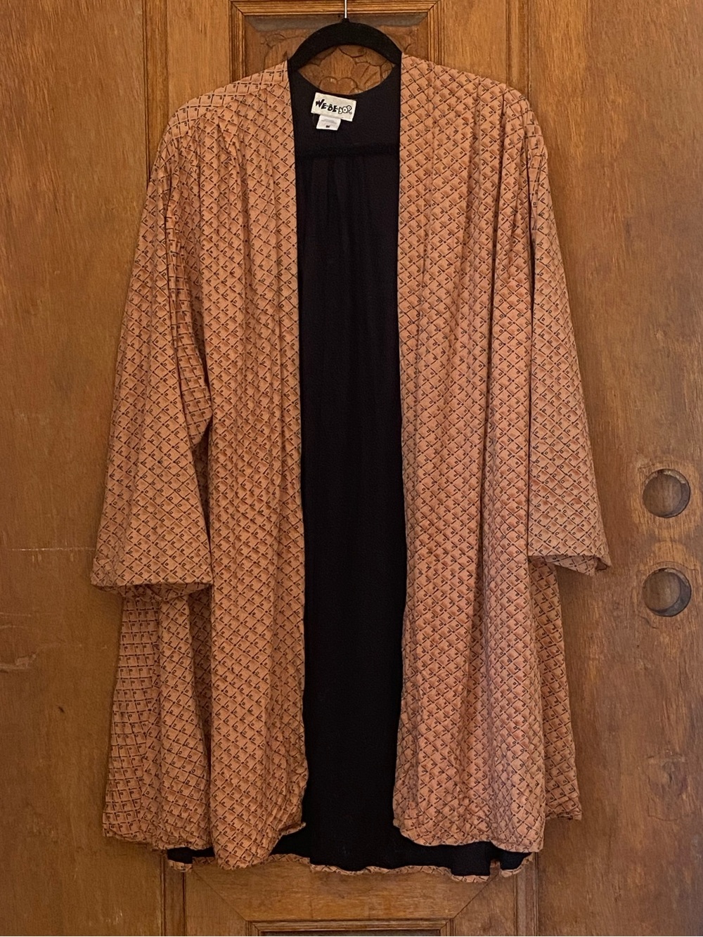 Vintage We Be Bop swing jacket opera coat orange rust XXL
